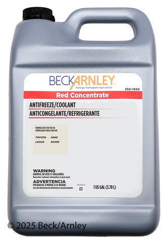 Beck/Arnley Engine Coolant / Antifreeze  252-1002