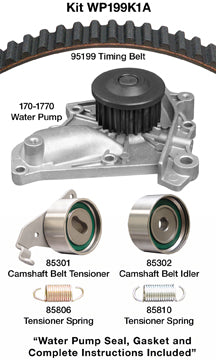 Dayco Engine Timing Belt Kit with Water Pump  WP199K1A
