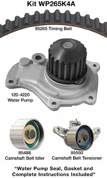 Dayco Engine Timing Belt Kit with Water Pump  WP265K4A