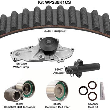 Dayco Engine Timing Belt Kit with Water Pump  WP286K1CS
