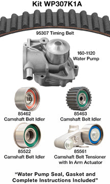 Dayco Engine Timing Belt Kit with Water Pump  WP307K1A