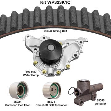 Dayco Engine Timing Belt Kit with Water Pump  WP323K1C