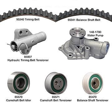 Dayco Engine Timing Belt Kit with Water Pump  WP340K1A