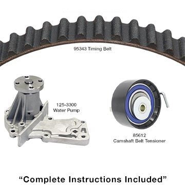 Dayco Engine Timing Belt Kit with Water Pump  WP343K1A