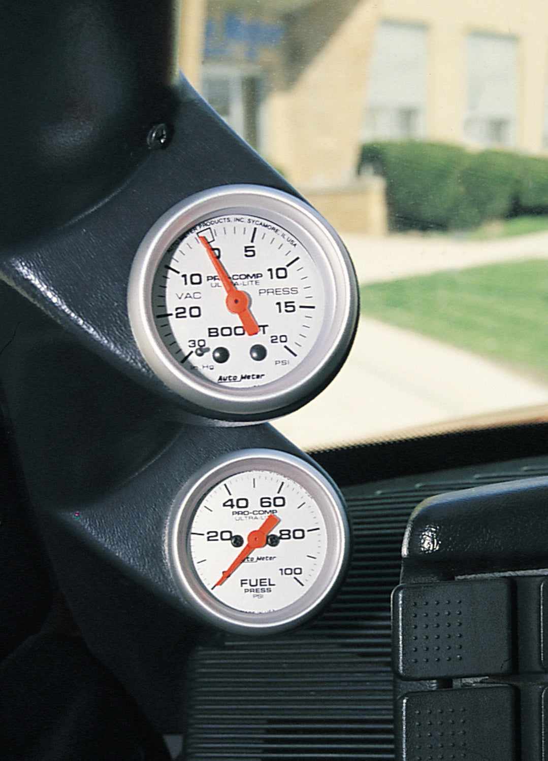 AutoMeter 10100 Mounting Solutions Dual Gauge Pod Fits 79-93 Mustang