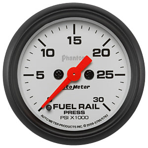 AutoMeter 5786 Phantom Fuel Rail Pressure Gauge