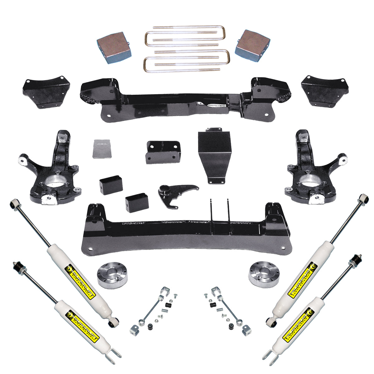 Superlift K102B 4.5 Inch Lift Kit-2015-2018 Ford F-150 4Wd-With Bilstein Rear Shocks
