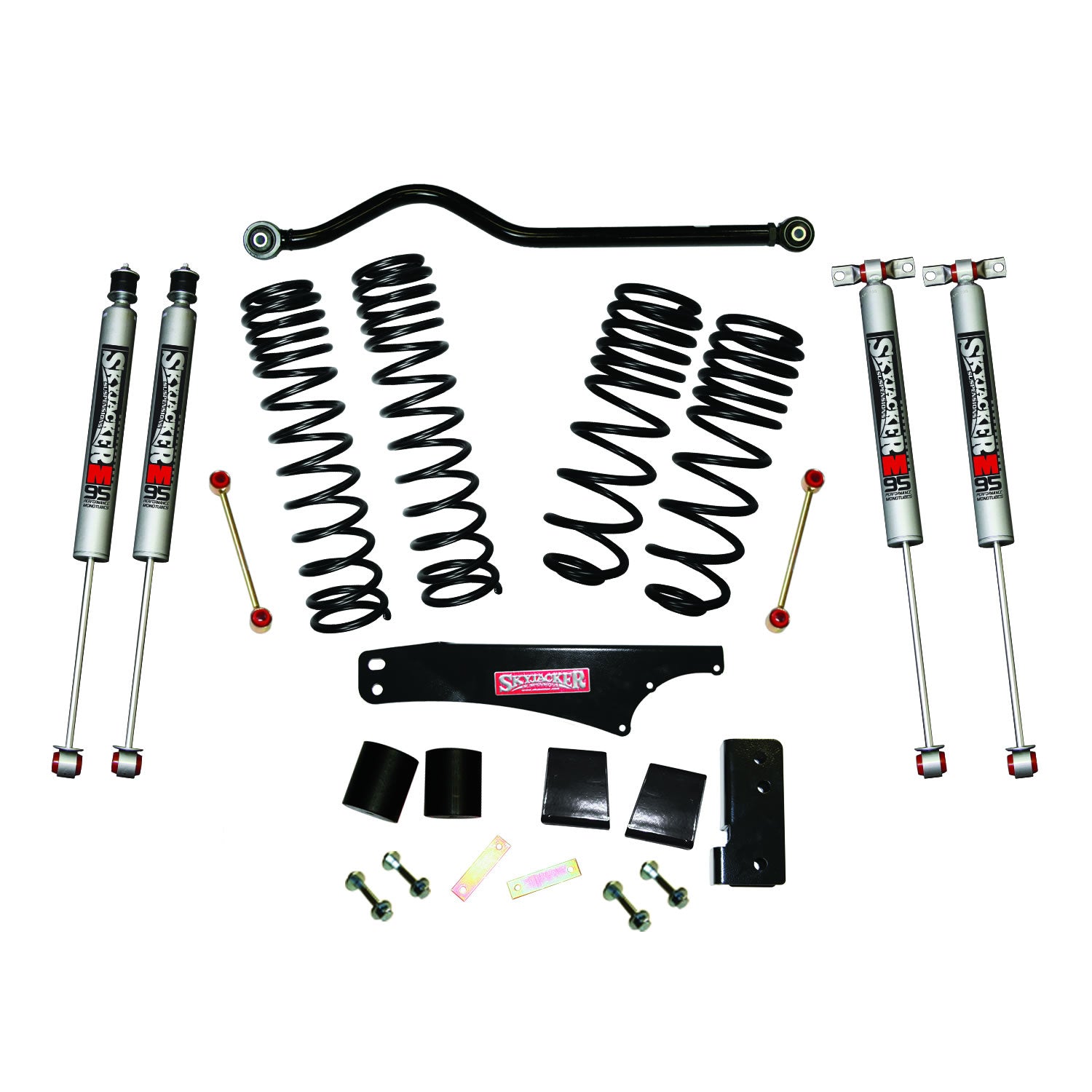 Skyjacker JK40BPMLT Suspension Lift Kit w/Shock Fits 07-18 Wrangler (JK)