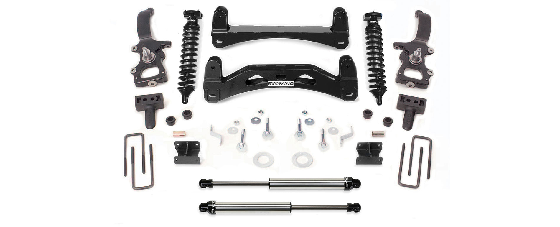 Fabtech FTS22195 Dirt Logic 2.5 Stainless Steel Coilover Shock Absorber