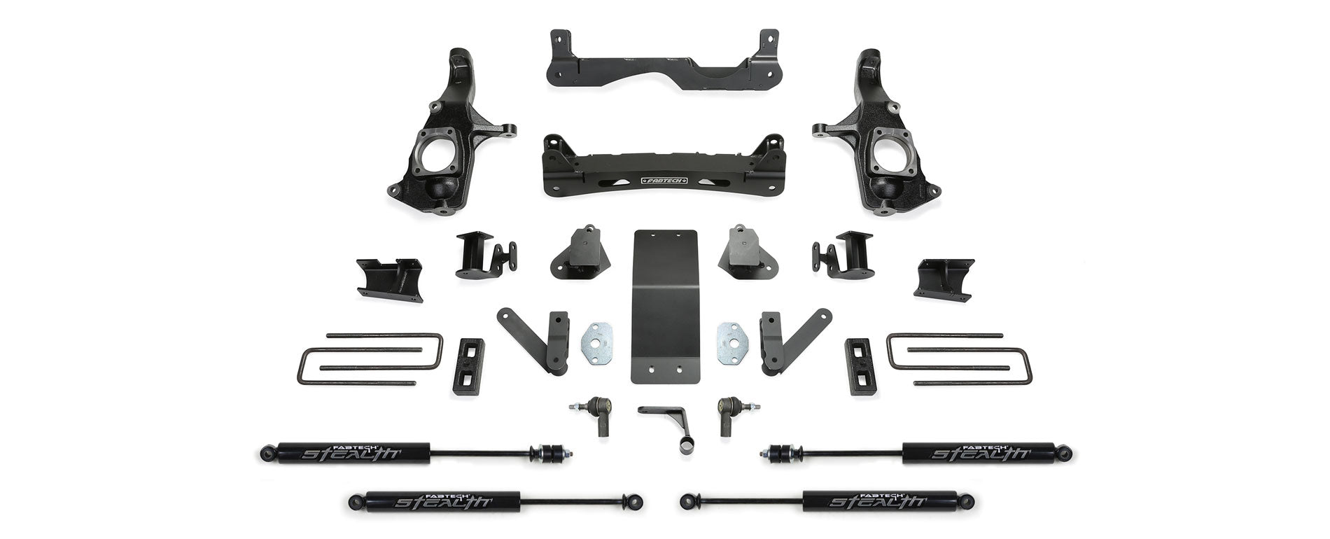 Fabtech K1121M Crossmember Lift System Fits 11-19 Sierra 2500 HD