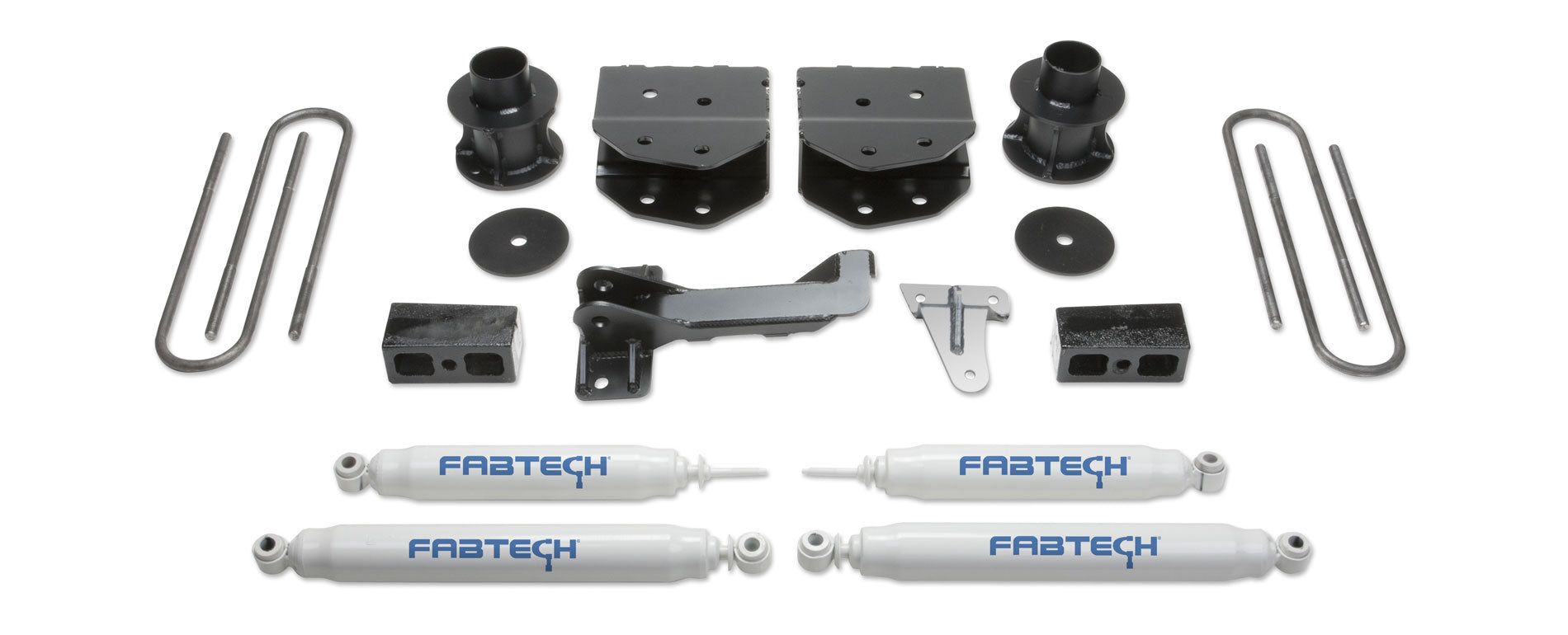 Fabtech K2181 Budget Lift System w/Shock Fits F-250 Super Duty F-350 Super Duty