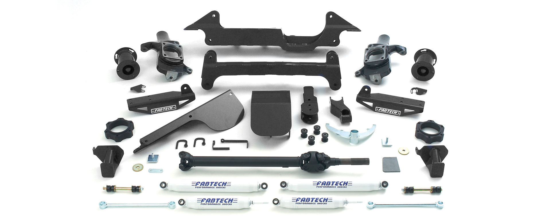 Fabtech K5001 Performance Lift System w/Shocks Fits 03-05 H2