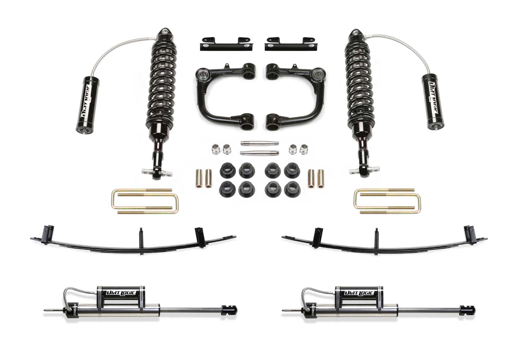Fabtech K7063DL Uniball UCA Lift System w/Shocks Fits 15-23 Tacoma