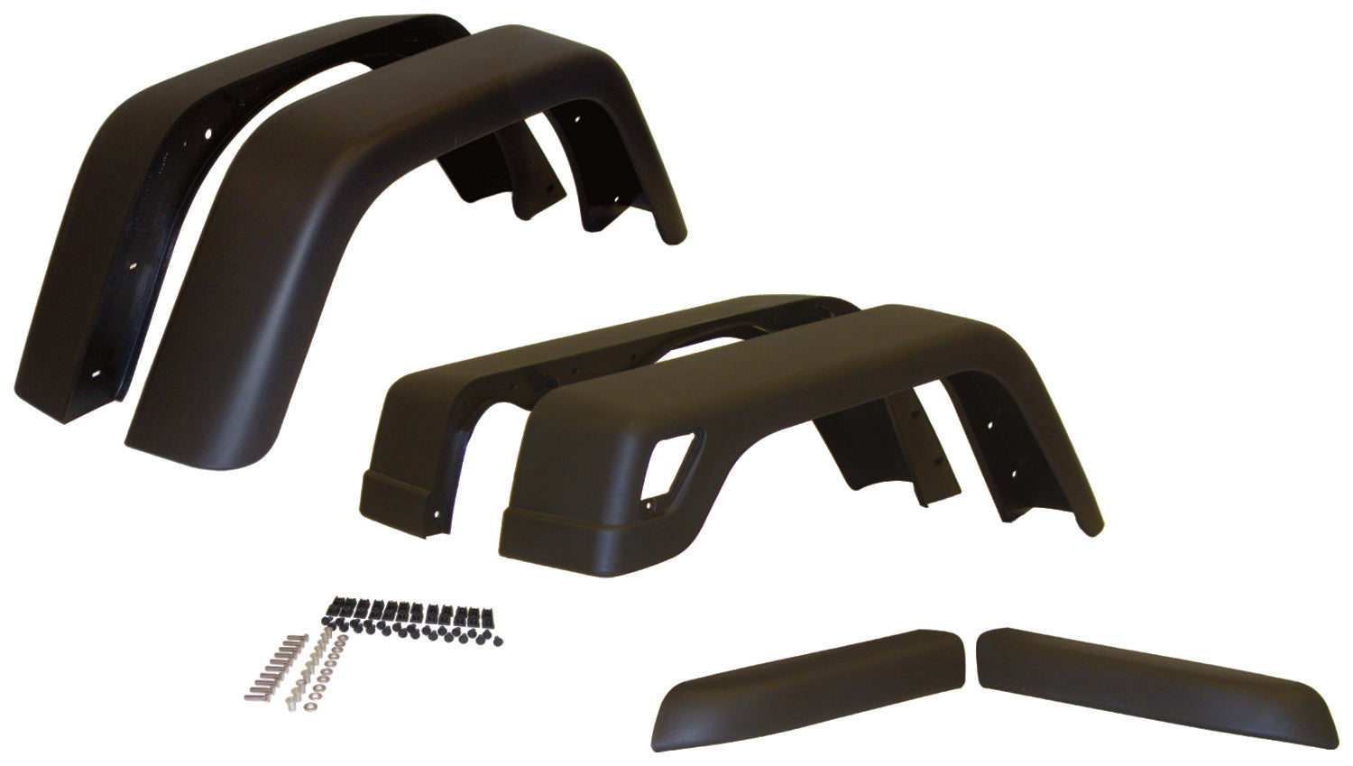 Crown Automotive 55254918K76 Fender Flare Kit Fits 97-06 Wrangler (TJ)