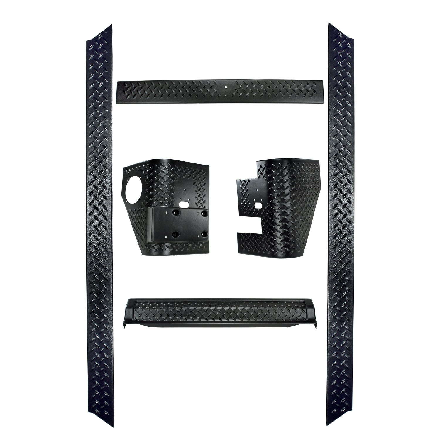 Rugged Ridge 11650.51 Body Armor Kit Fits 97-06 Wrangler (TJ)