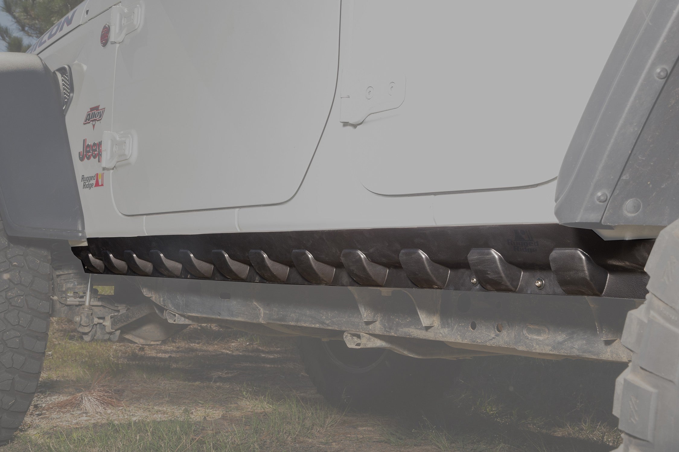 Rugged Ridge 11651.61 Rocker Guard Kit Fits 18-24 Wrangler (JL)
