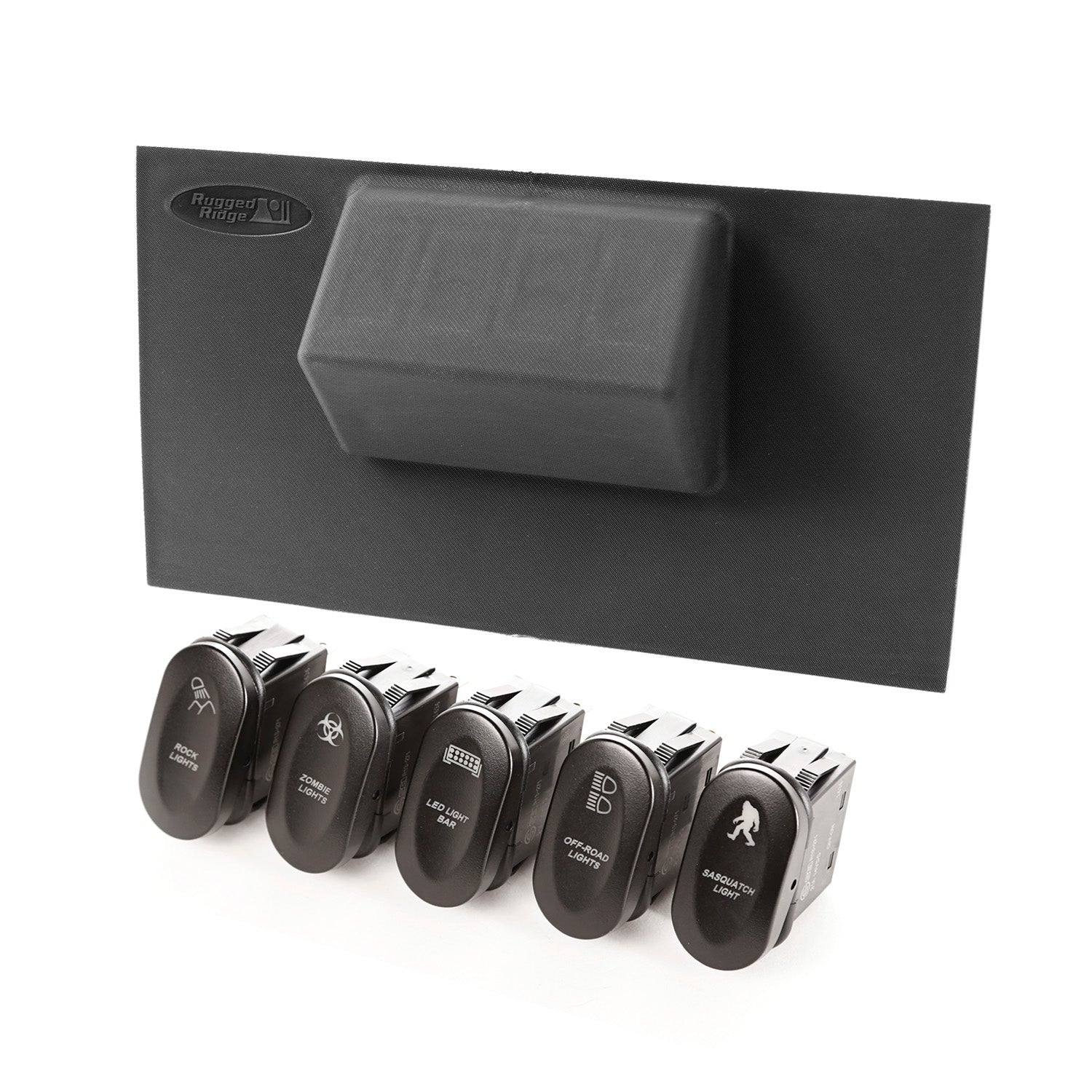 Rugged Ridge 17235.72 Lower Switch Panel Kit Fits 07-10 Wrangler (JK)
