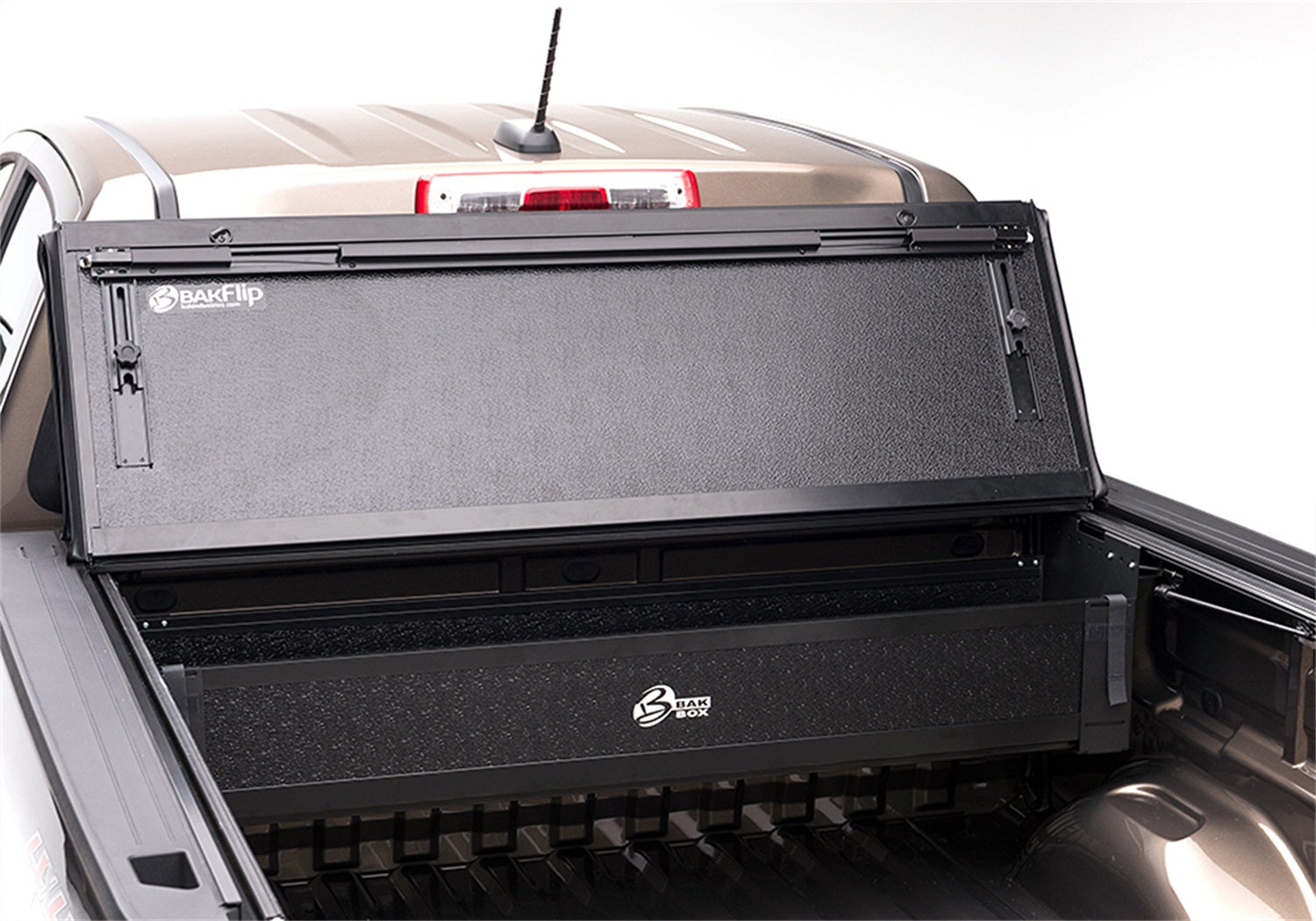 BAK Industries 92524 BAKBox 2 Tonneau Cover Fold Away Utility Box Fits TITAN XD