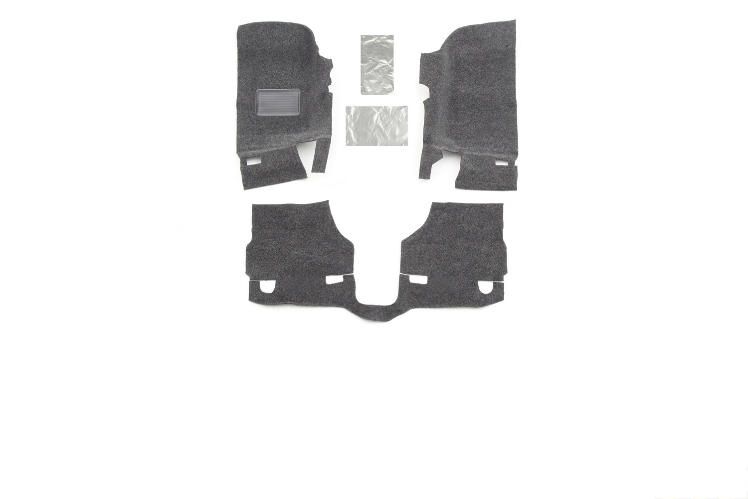 BedRug BRJL18F4 BedRug Floor Kit Fits 18-26 Wrangler Wrangler (JL)