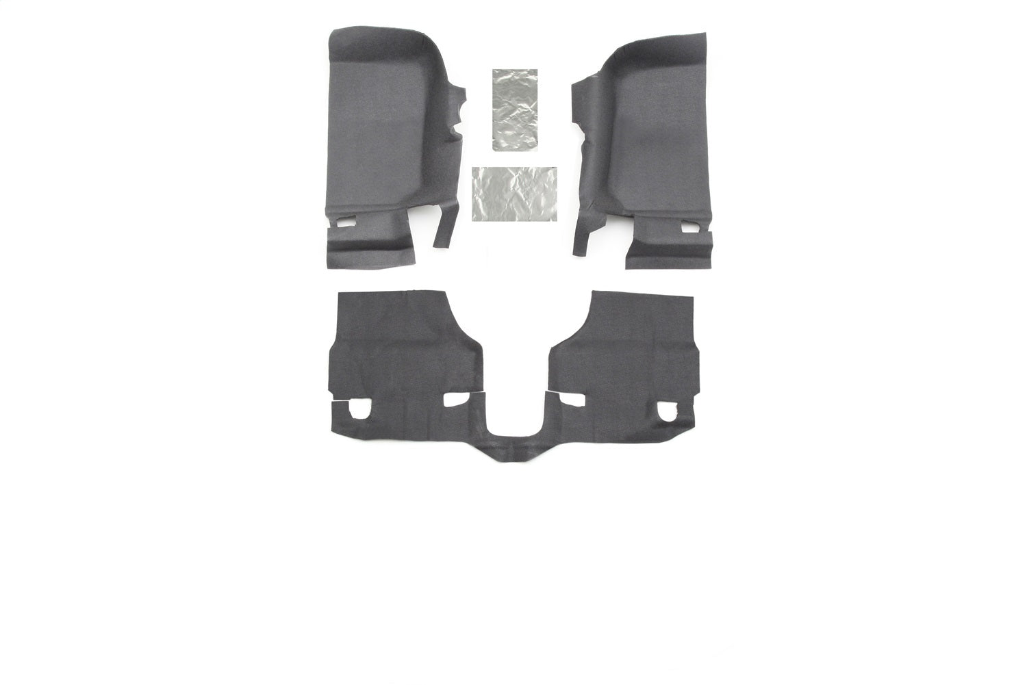 BedRug BTJK07F2 BedTred Floor Kit Fits 07-10 Wrangler (JK)