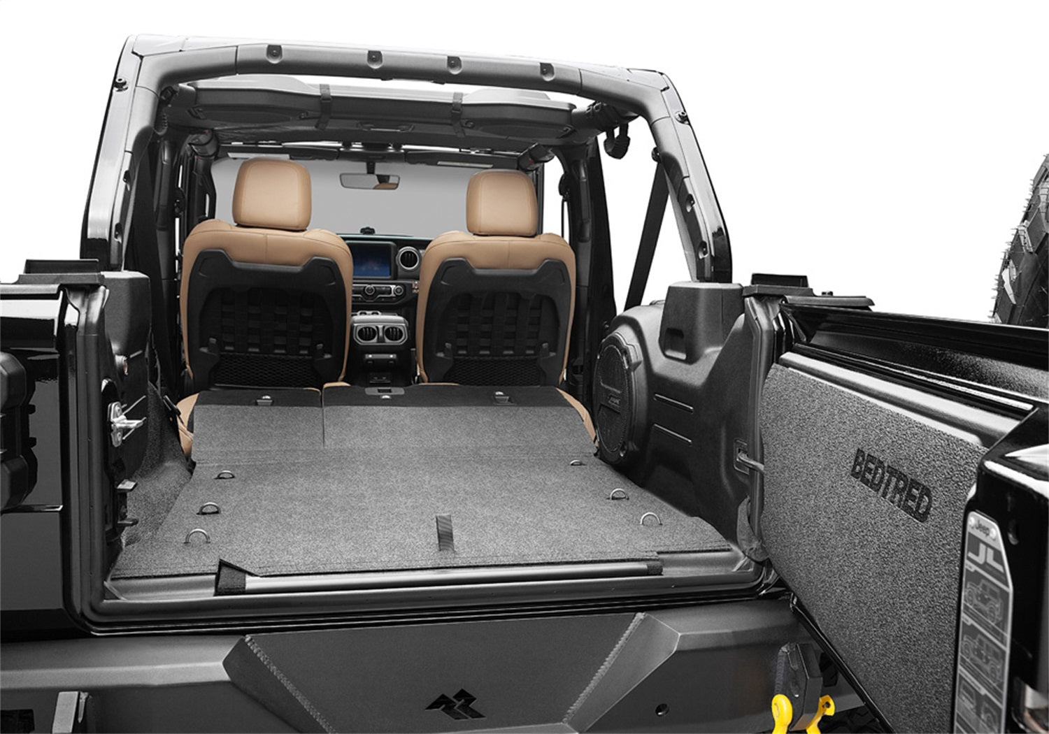 BedRug BTJL18R4 BedTred Cargo Kit Fits 18-26 Wrangler Wrangler (JL)