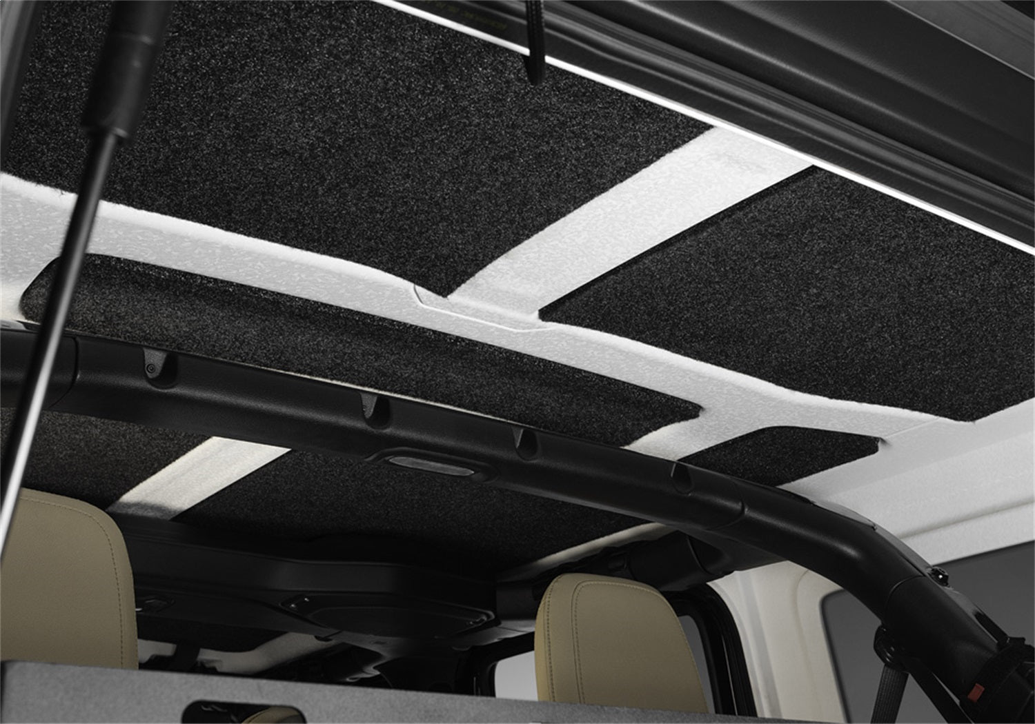 BedRug HLJL182DRK BedRug Headliner Kit Fits 18-26 Wrangler Wrangler (JL)