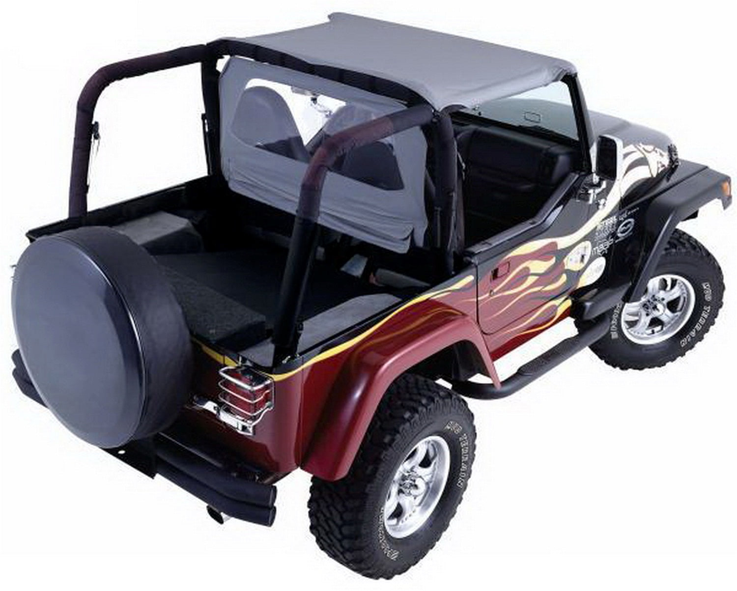 Rampage 990035 Windbreaker Fits 07-18 Wrangler (JK)