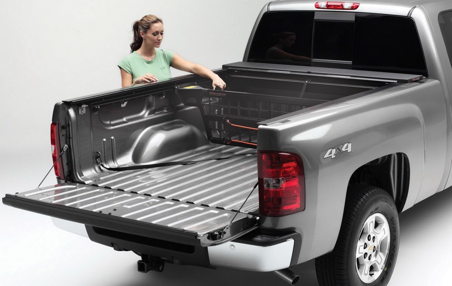 Roll-N-Lock CM111 Cargo Manager Rolling Truck Bed Divider Fits 09-14 F-150