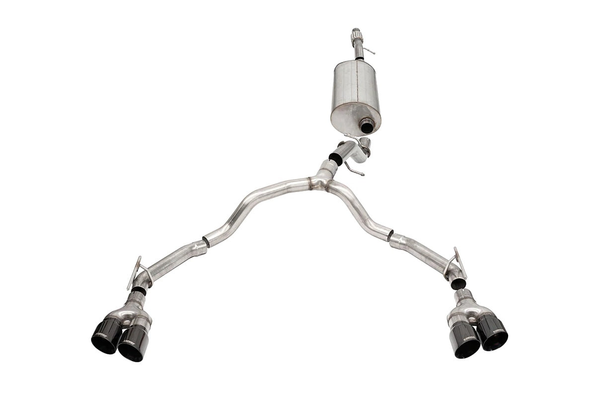 Corsa Performance 21127BLK Sport Cat-Back Exhaust System Fits 21-25 Tahoe Yukon