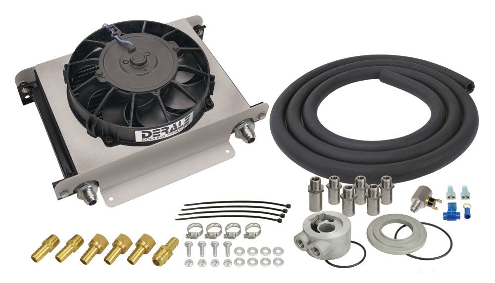 Derale 15660 Hyper-Cool Remote Engine Oil Cooler Kit