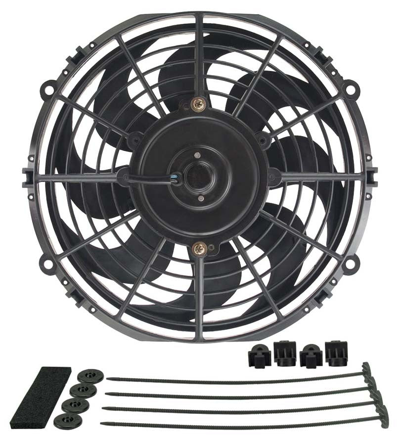 Derale 18910 Dyno-Cool Curved Blade Electric Fan