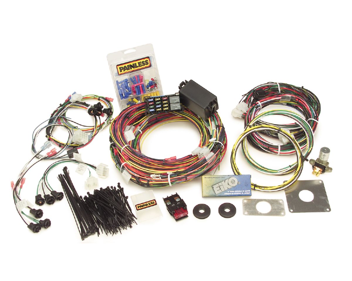 Painless Wiring 20120 22 Circuit Direct Fit Chassis Harness Fits 65-66 Mustang