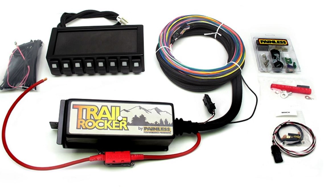 Painless Wiring 57040 Trail Rocker System Kit Fits 97-06 Wrangler (TJ)