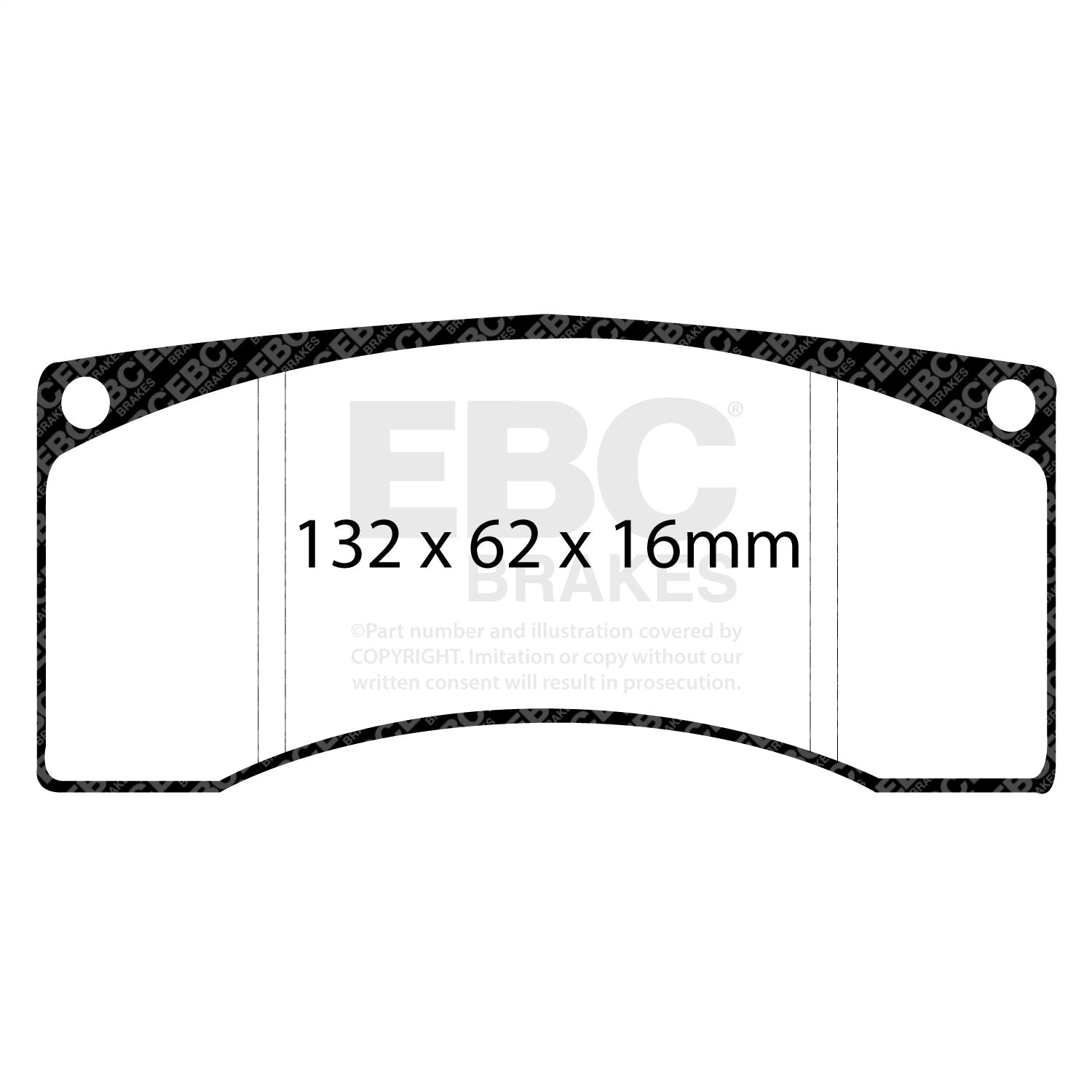 EBC Brakes DP4016R Yellowstuff Street And Track Brake Pads