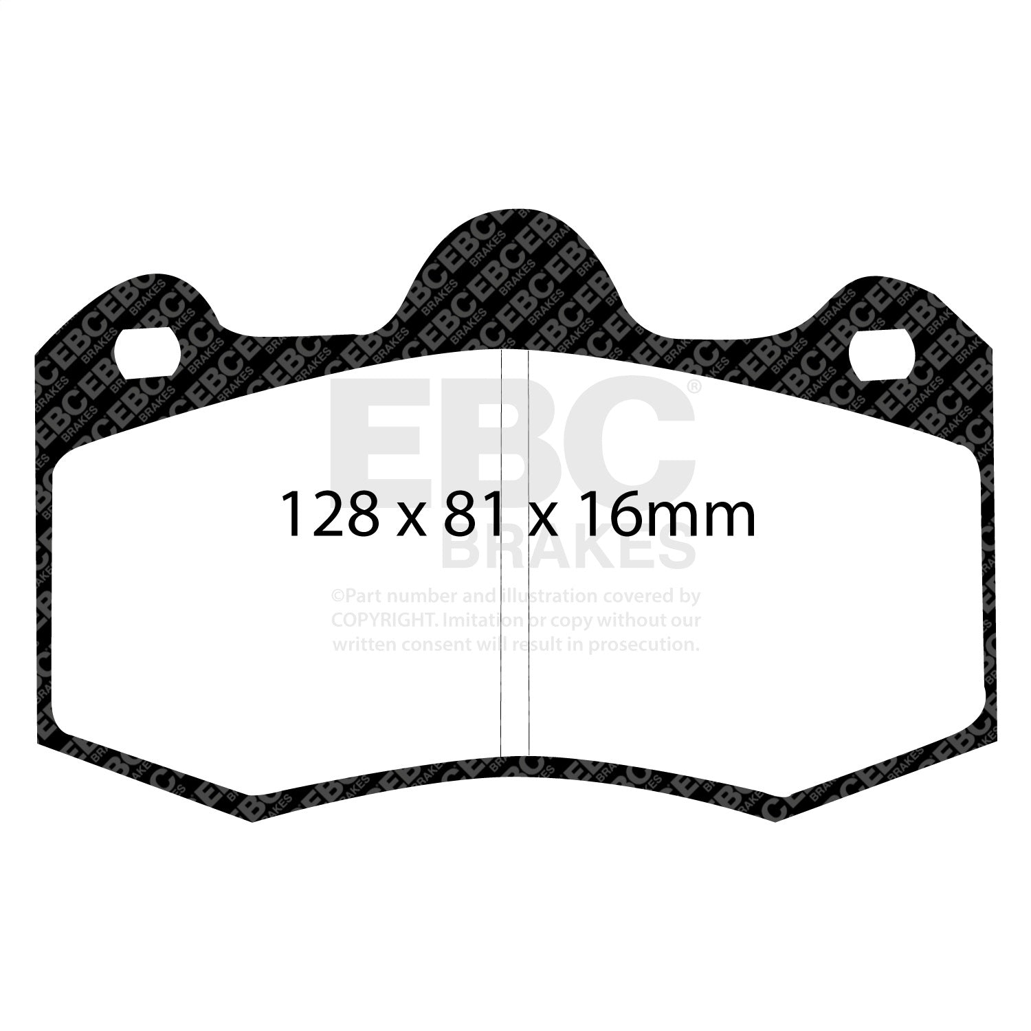 EBC Brakes DP4036R Yellowstuff Street And Track Brake Pads