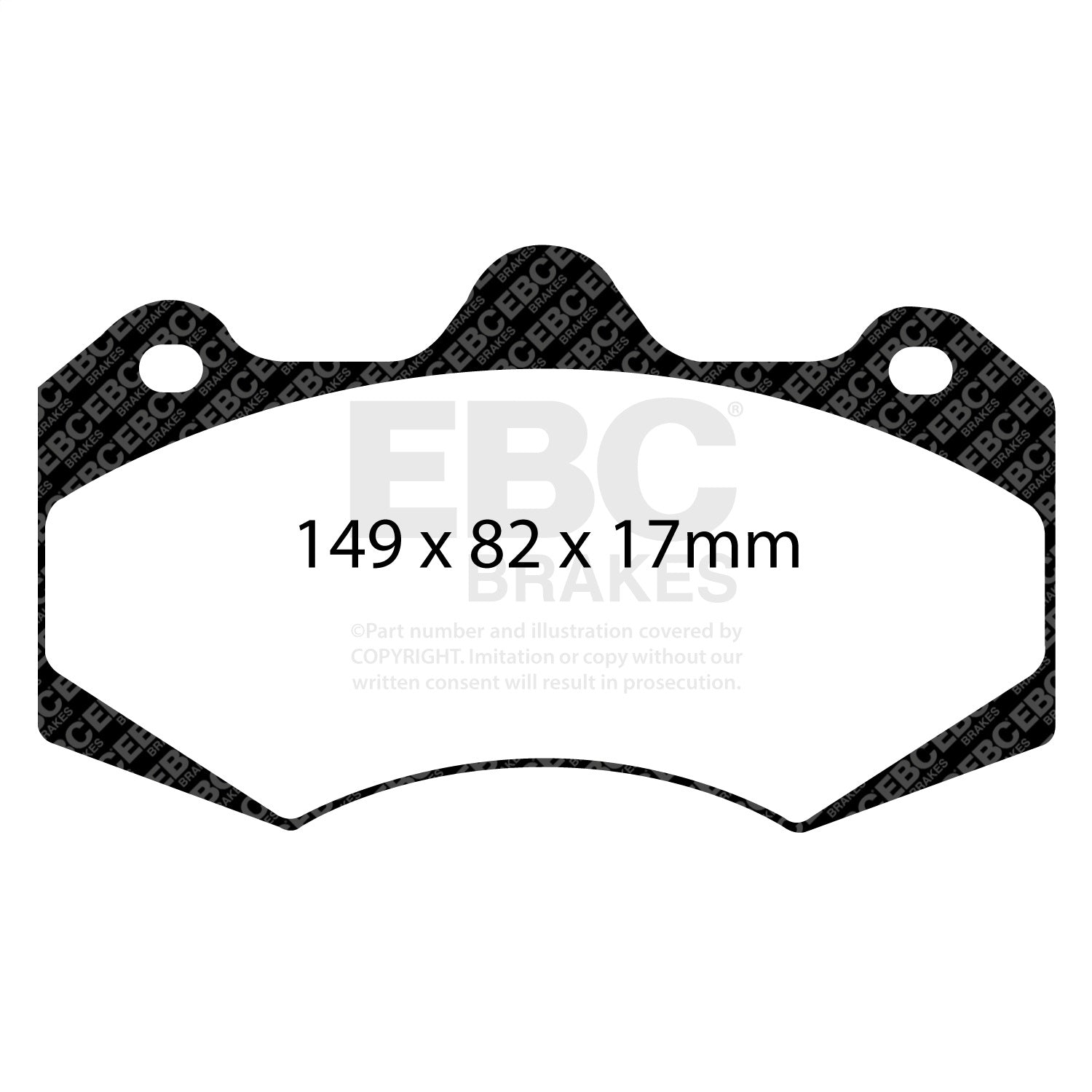 EBC Brakes DP5062NDX Bluestuff NDX Full Race Brake Pads Fits 12-19 570GT MP4-12C