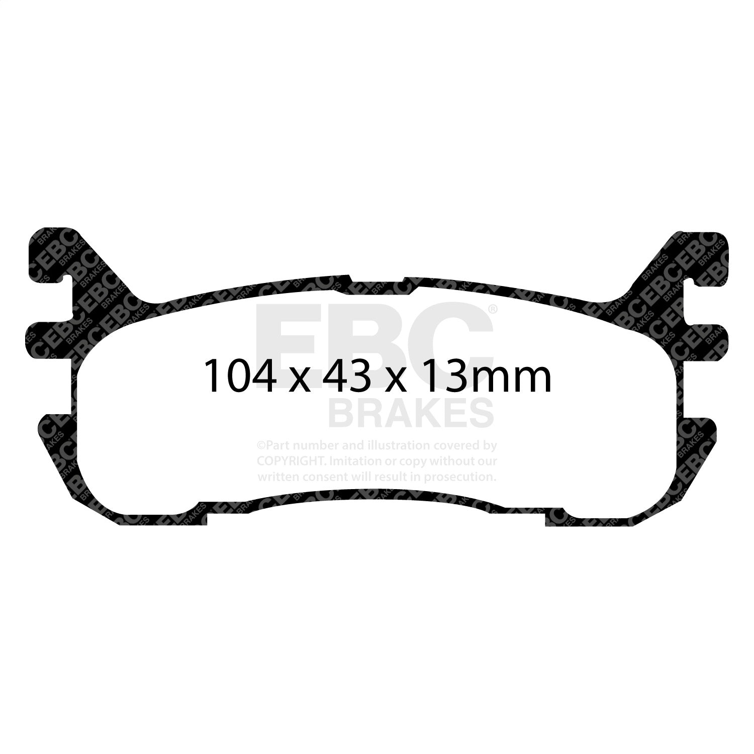 EBC Brakes S13KR1065 S13 Kits Yellowstuff and RK Rotors