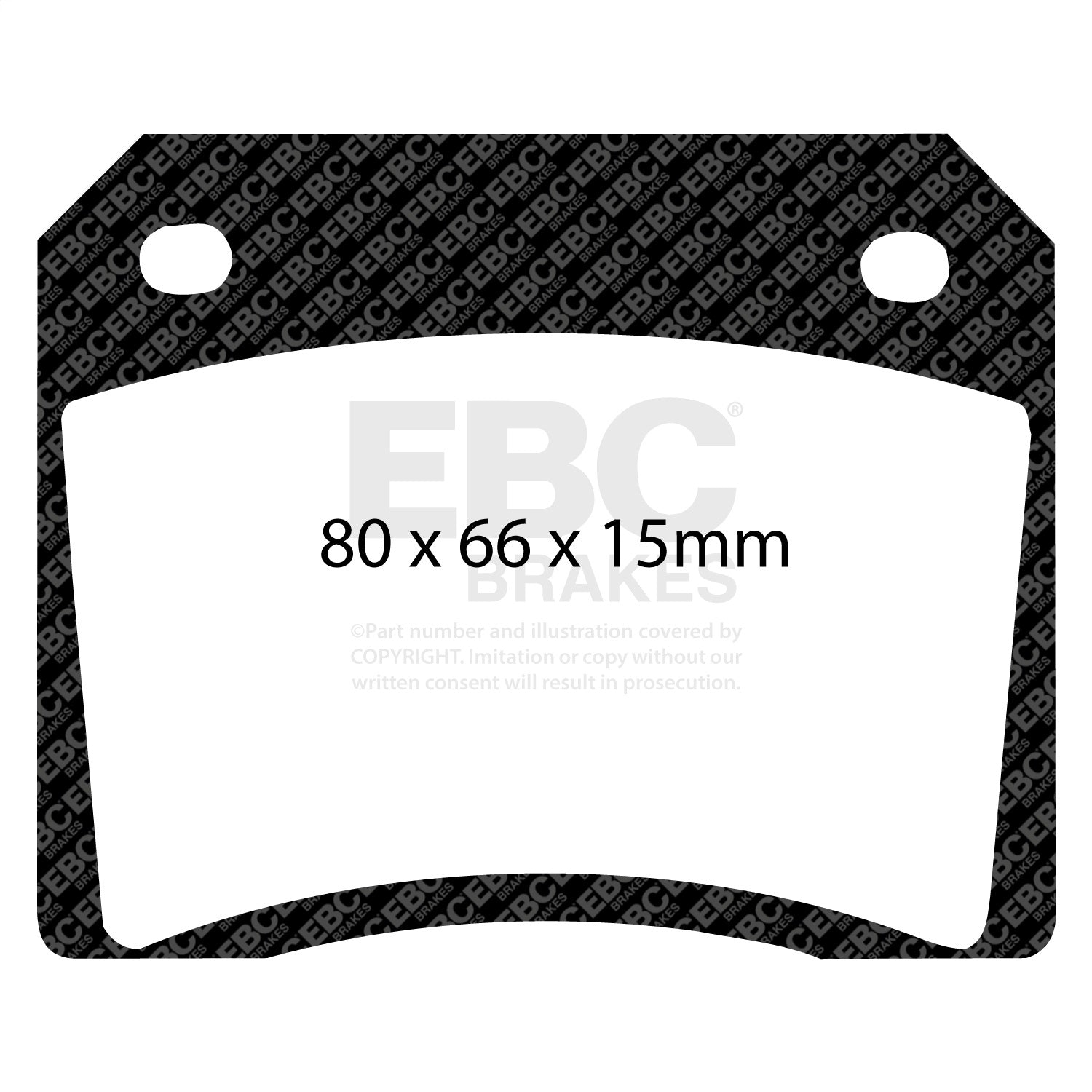 EBC Brakes DP4101R Yellowstuff Street And Track Brake Pads