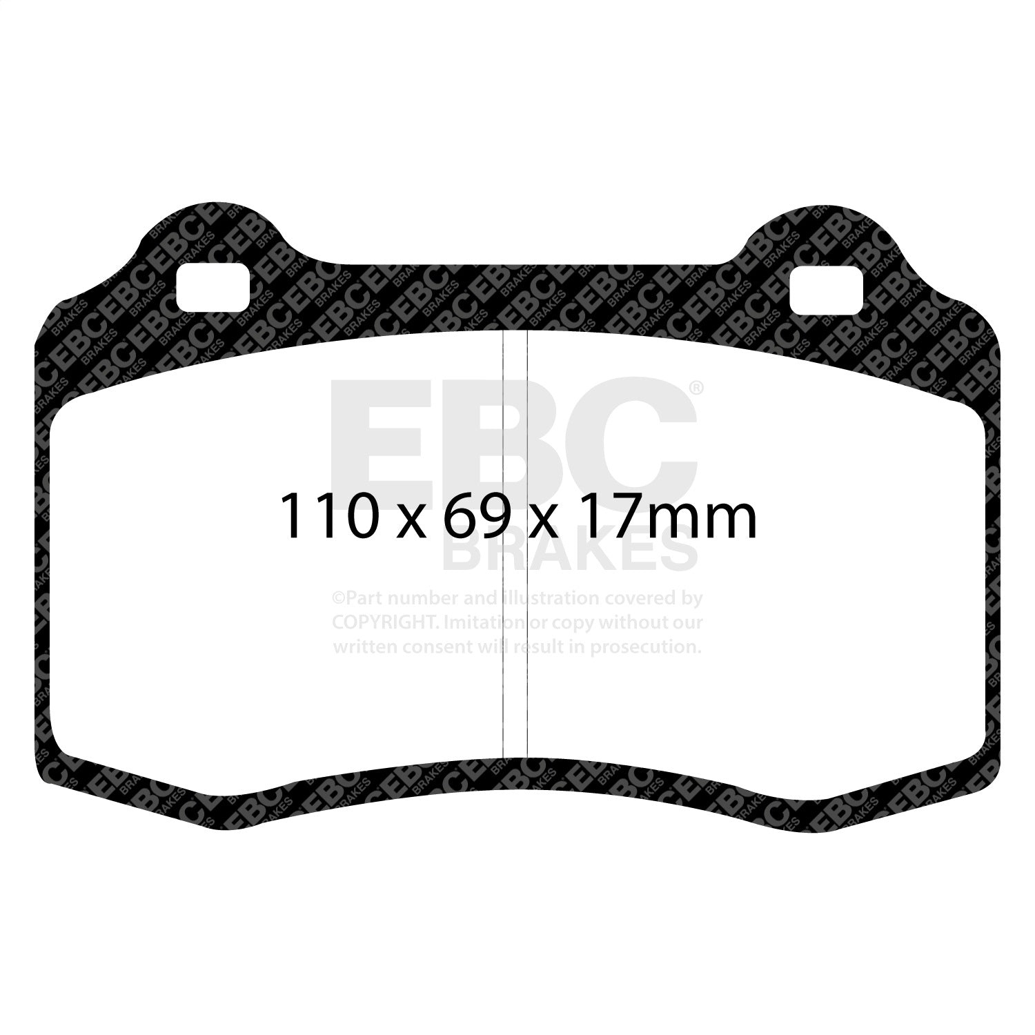 EBC Brakes DP51031NDX Bluestuff NDX Full Race Brake Pads Fits 92-02 Viper