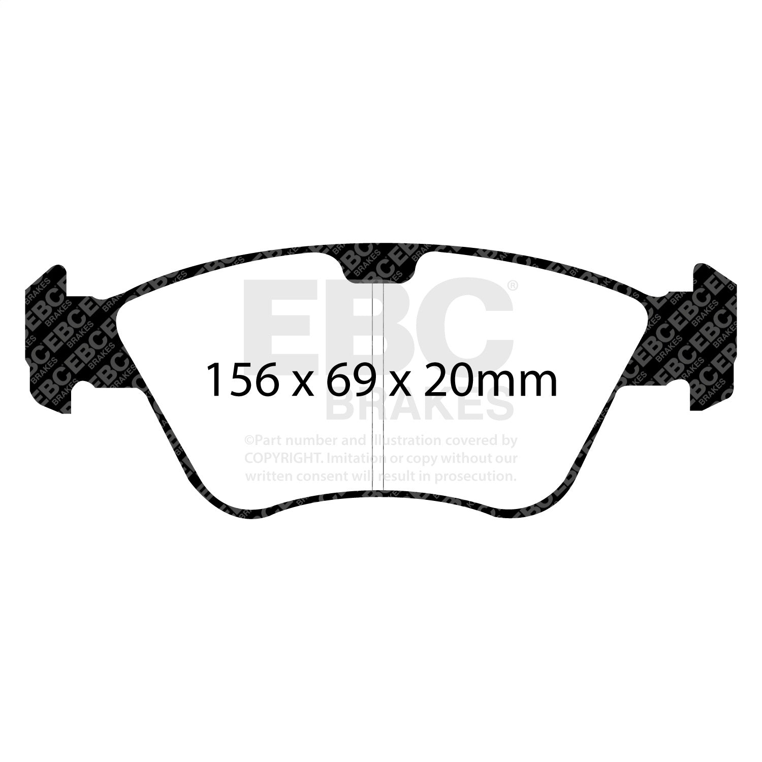 EBC Brakes DP21075 Greenstuff 2000 Series Sport Brake Pads