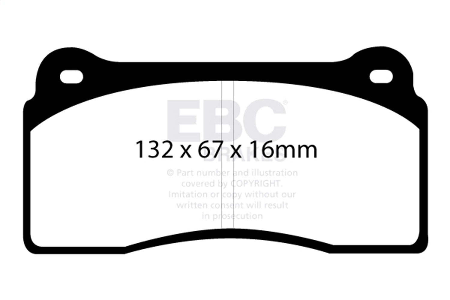 EBC Brakes DP91110 Orangestuff 9000 Series Race Brake Pads