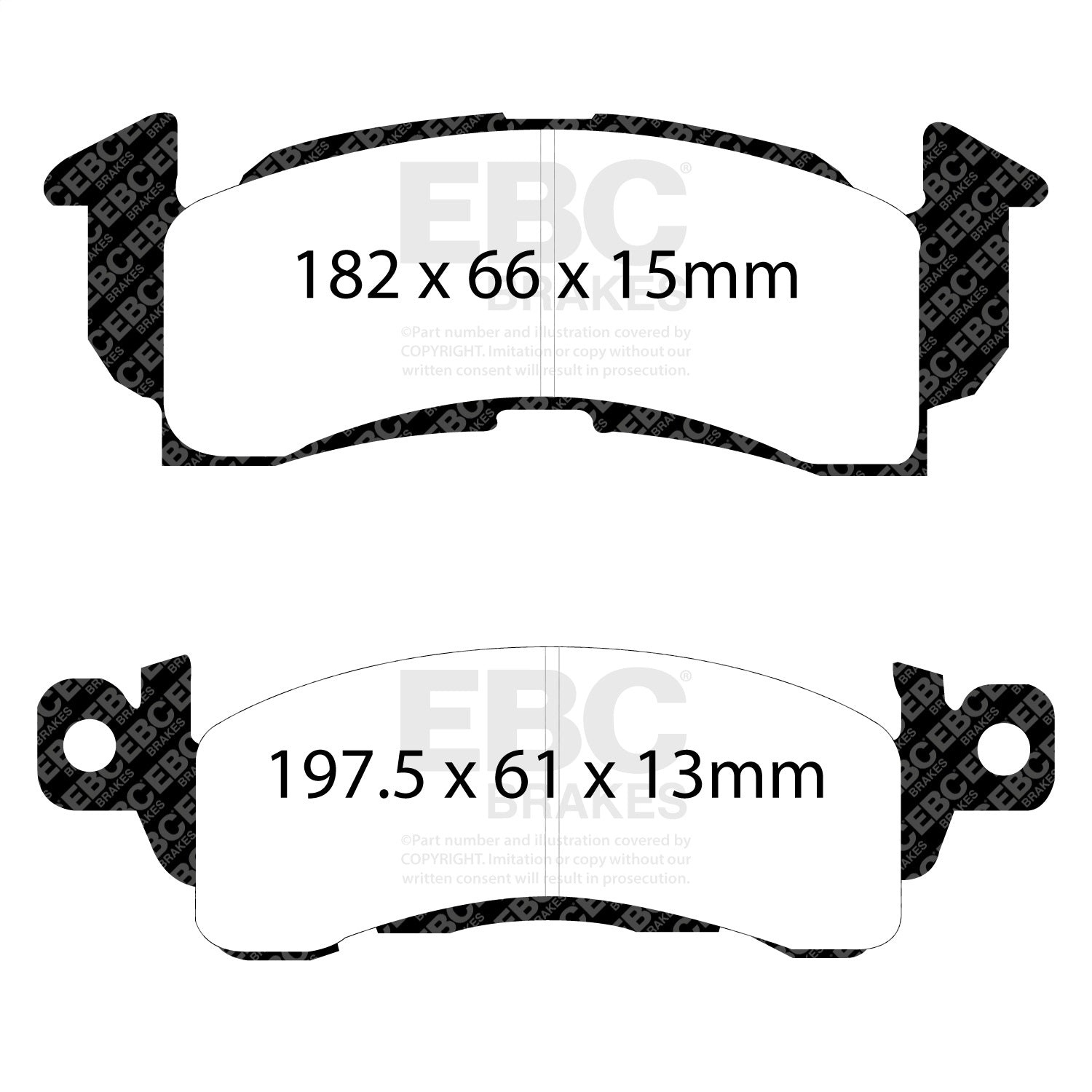 EBC Brakes UD052 Ultimax  Brake Pads