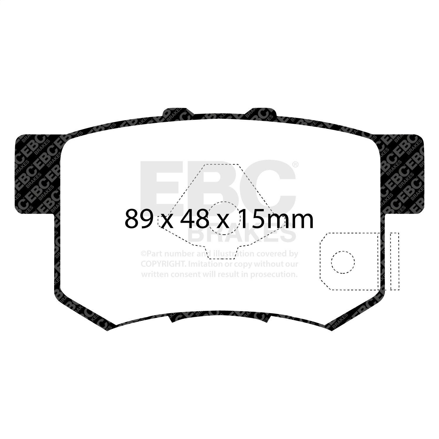 EBC Brakes DP41193/2R Yellowstuff Street And Track Brake Pads