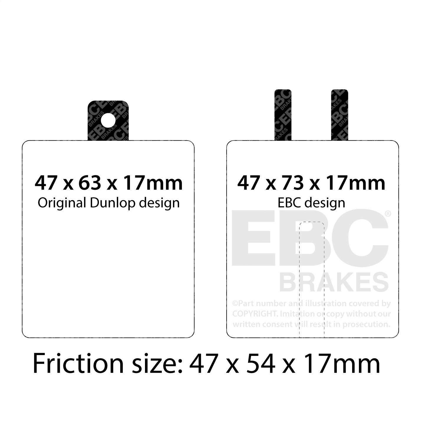 EBC Brakes DP2120 Greenstuff 2000 Series Sport Brake Pads