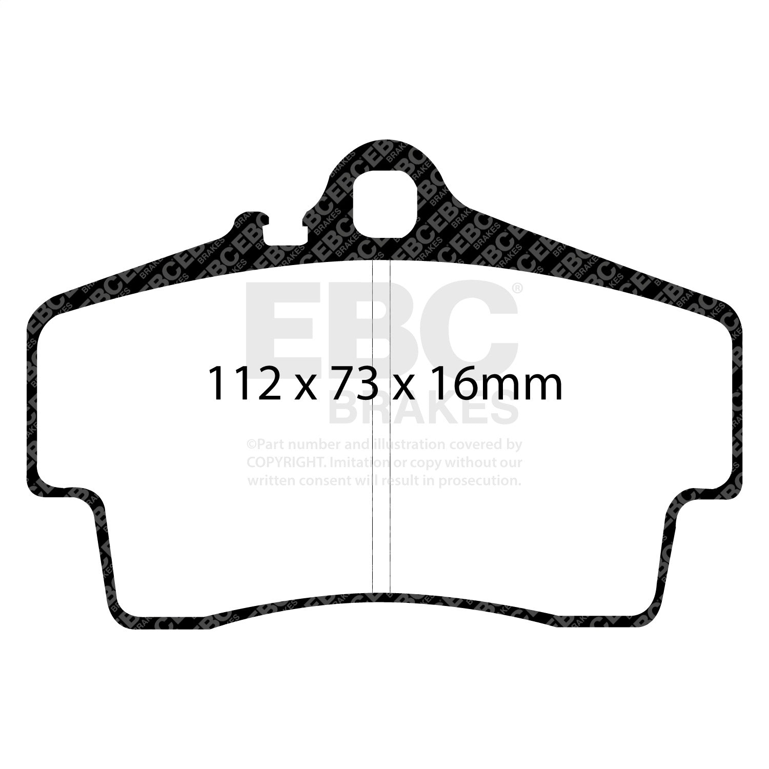 EBC Brakes DP51208NDX Bluestuff NDX Full Race Brake Pads Fits 911 Boxster Cayman