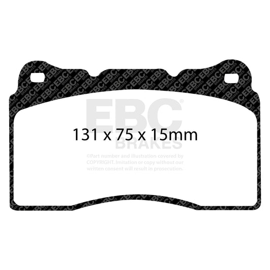 EBC Brakes S9KF1520 S9 Kits Yellowstuff and USR Rotors Fits Impreza WRX STI