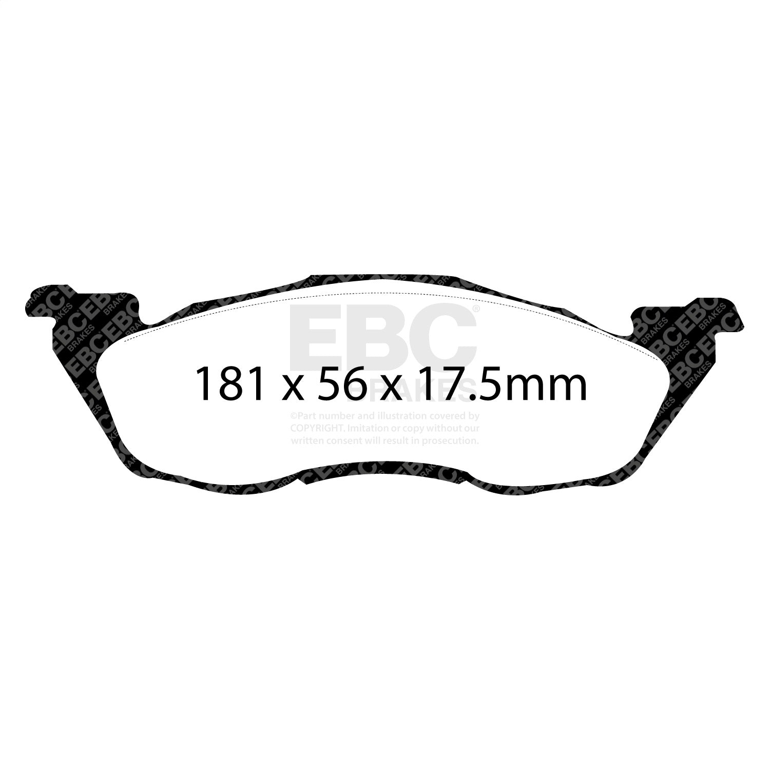 EBC Brakes S5KF1182 S5 Kits Yellowstuff And GD Rotors Fits 91-94 Dakota