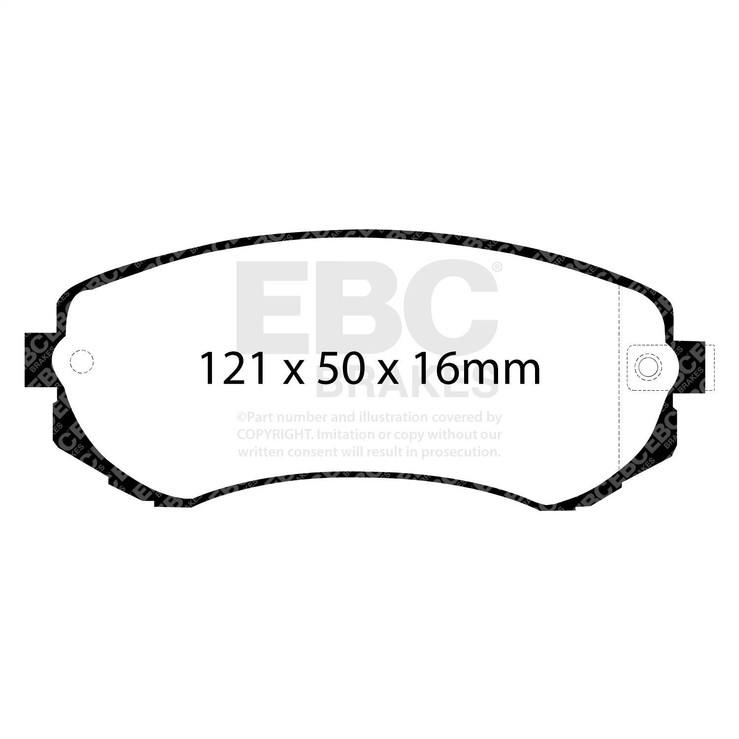 EBC Brakes DP21279 Greenstuff 2000 Series Sport Brake Pads Fits 89-96 240SX