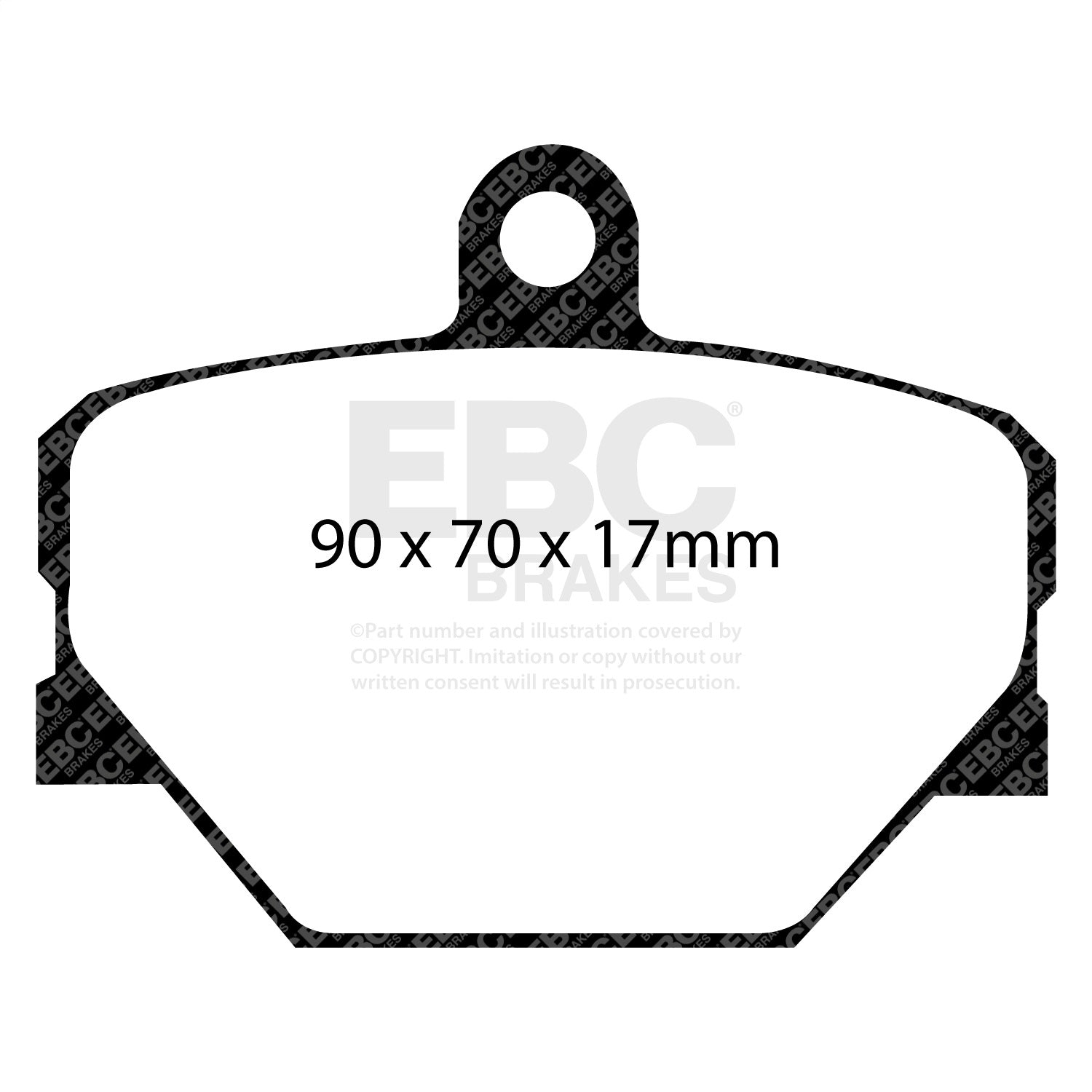 EBC Brakes DP21287 Greenstuff 2000 Series Sport Brake Pads Fits 08-15 Fortwo