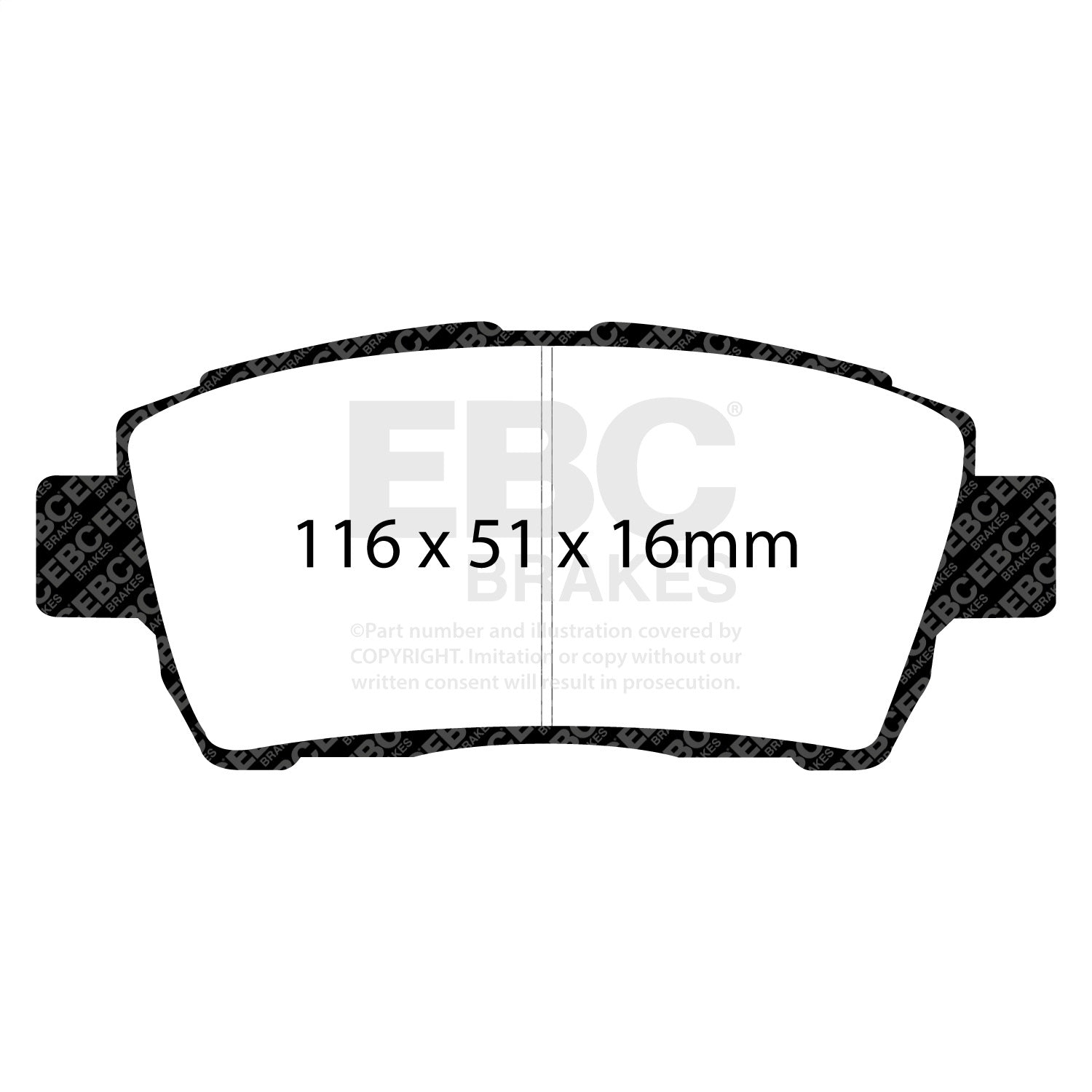 EBC Brakes DP31295C Redstuff Ceramic Low Dust Brake Pads